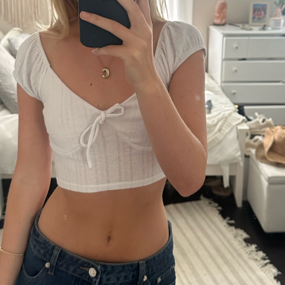 PacSun Detailed corset top